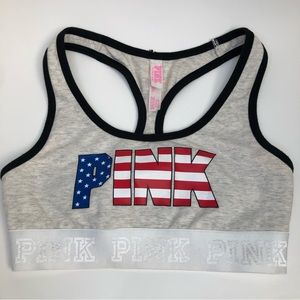 PINK VS American Flag Sports Bra XS